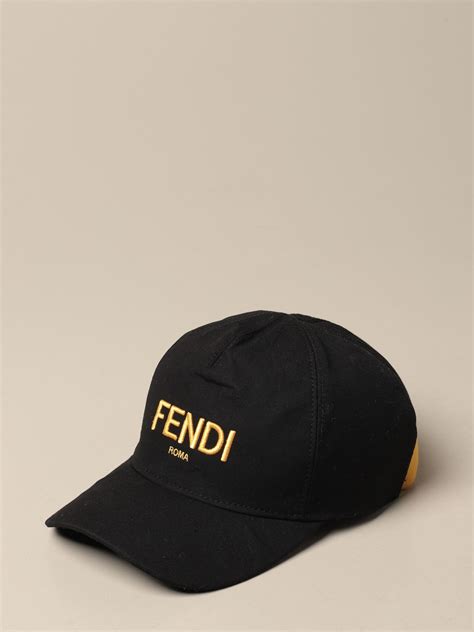 fendi men's hats|fendi cap black.